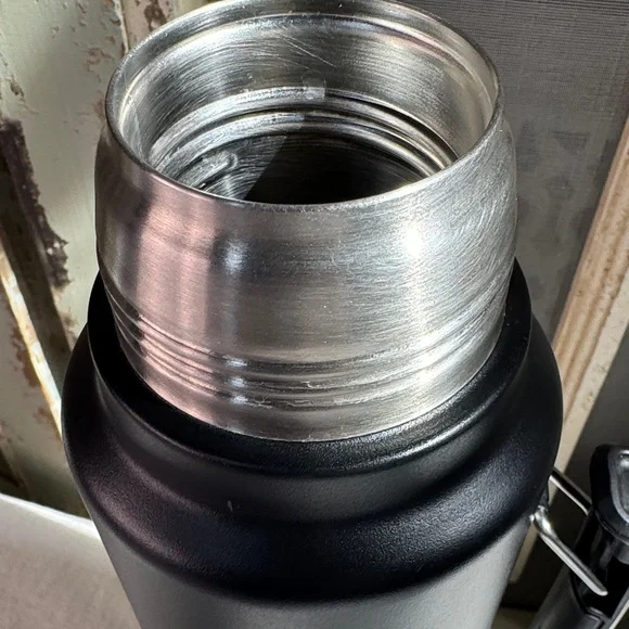Stanley Matte Black Thermos with Silver Accents - Picture 6 of 7